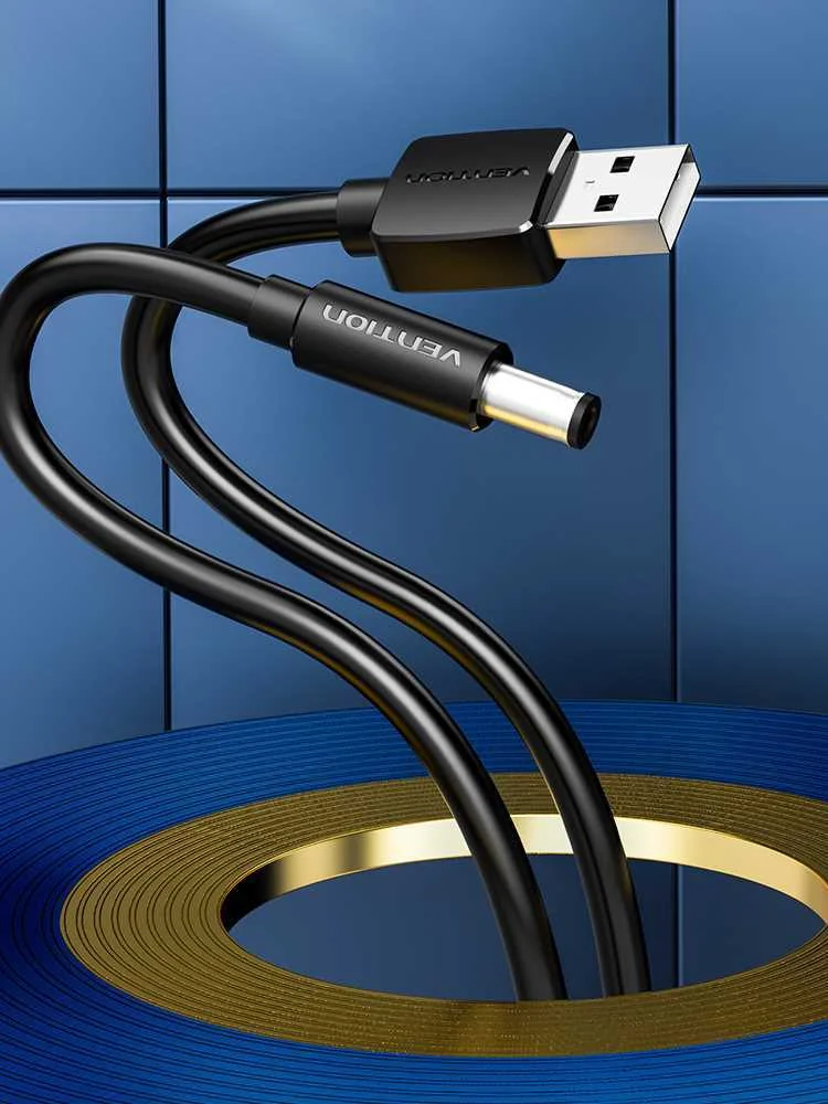 VENTION CEYBF CABO DE ENERGIA PRETO 1 M USB A DC .