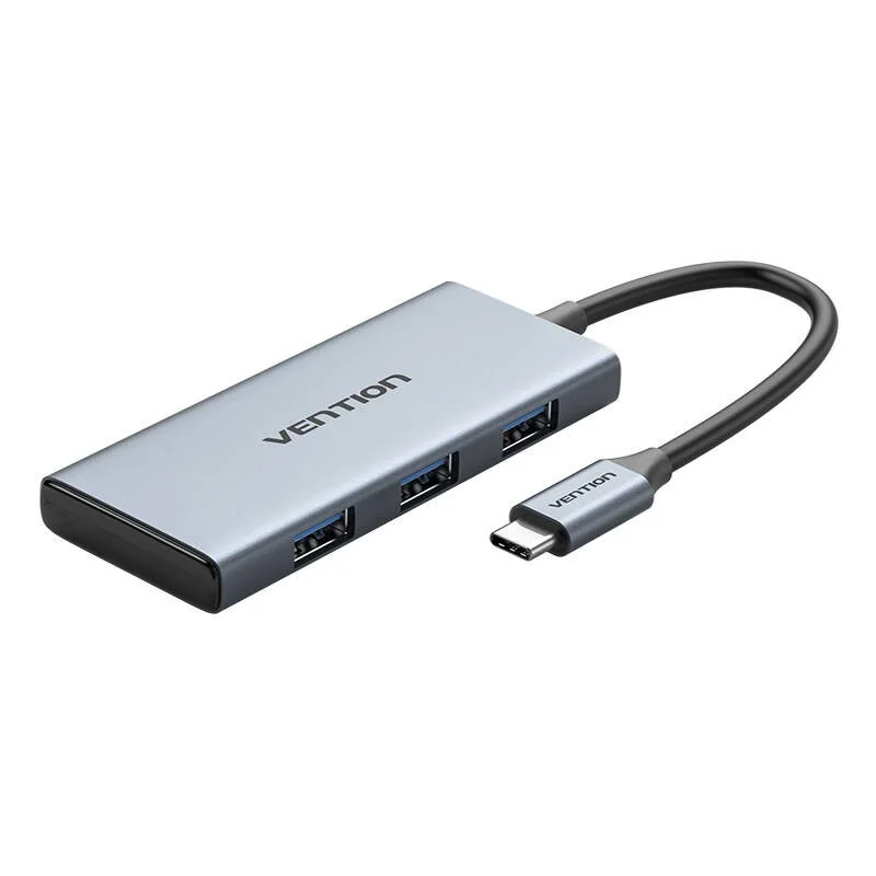 Usb-C To Hdmi, 3x Usb 3.0, Sd, Tf Hub Vention Toohb 0.15m Gray
