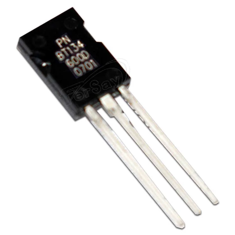Tiristor electr&oacute;nica BT134-600D.