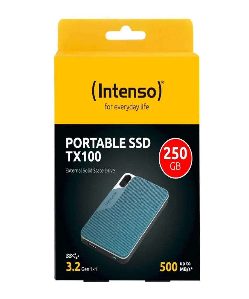 INTENSO LESEN/SCHREIBEN BIS ZU 500 MB/S/250GB AZU.