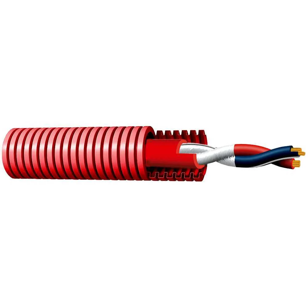 Bobina de Cabo Entran&ccedil;ado Blindado - Resistente Ao Fogo Rf 120 Minutos - Bobine de 100 Metros - Cond