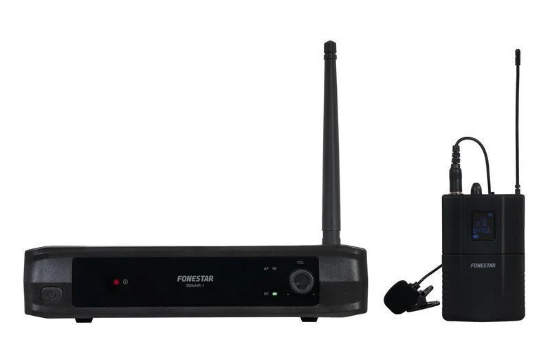 Microfone Sem Fios Uhf. Frequ&ecirc;ncia Fixa Lapela