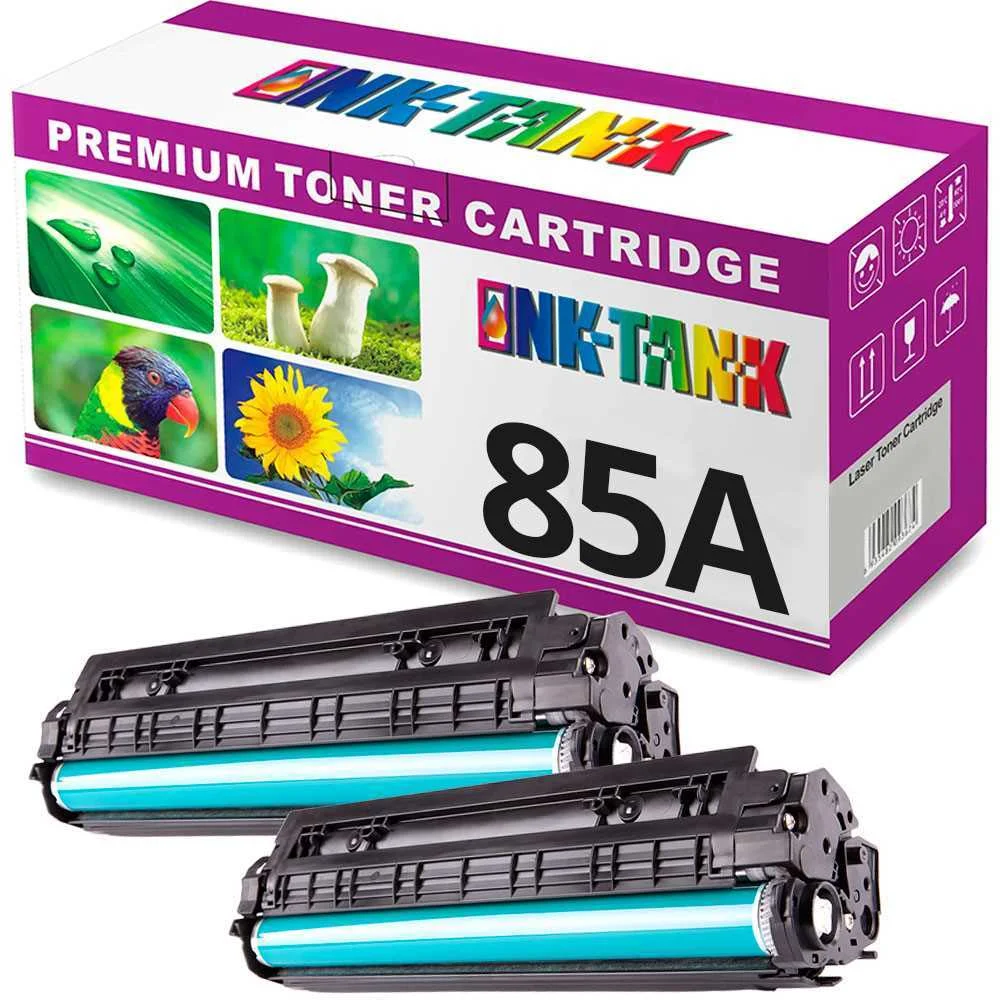 Pack 2 Toners HP 85A Compat&iacute;veis CE285A Preto