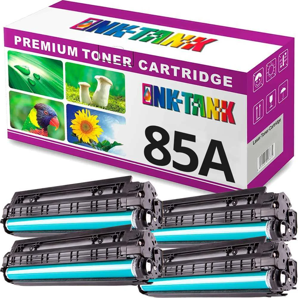 Pack 4 Toners Hp 85a Compat&iacute;veis Ce285a Preto