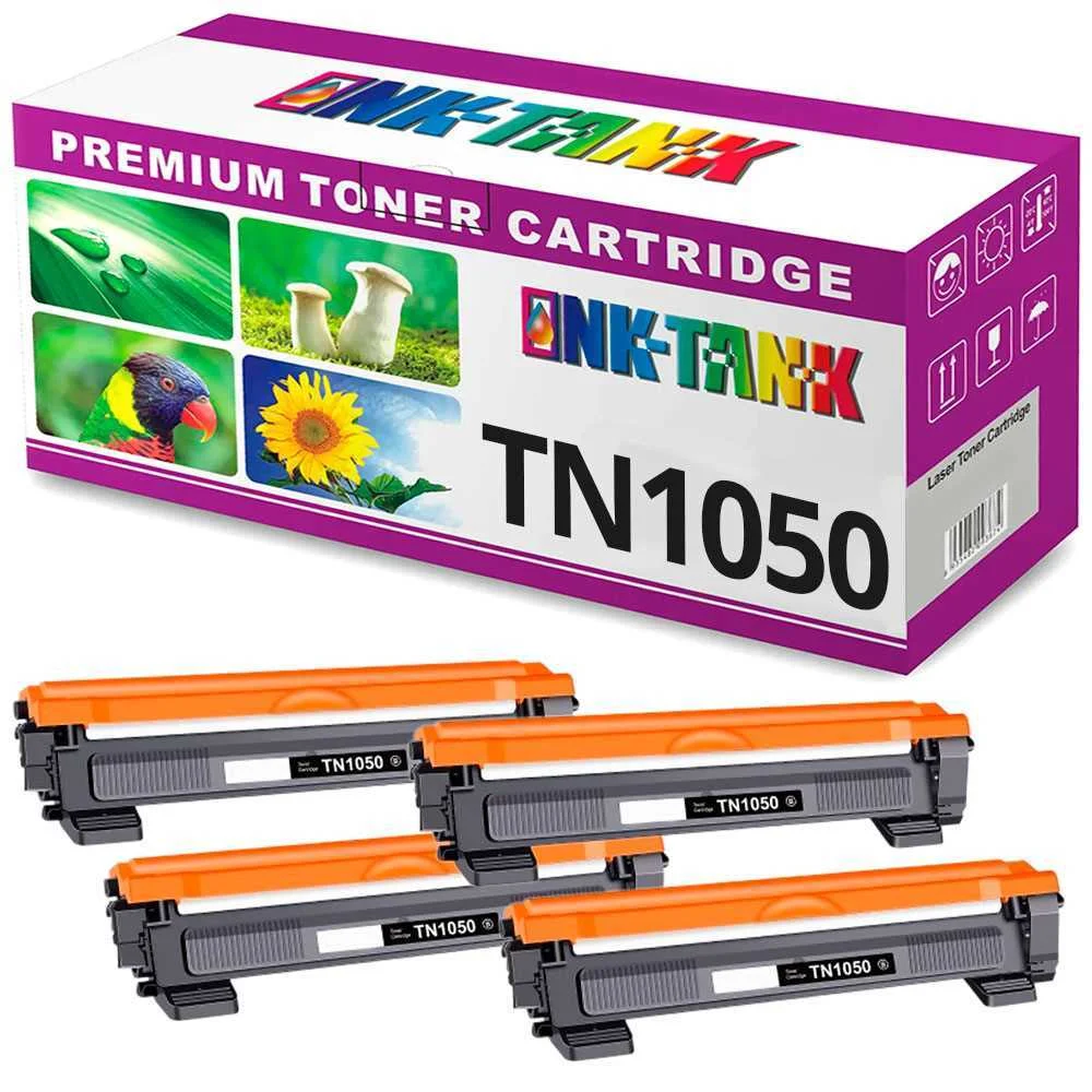 Pack 4 Toners Brother TN-1050 Compat&iacute;veis