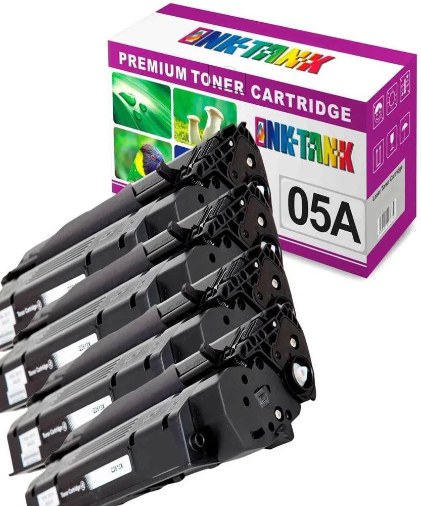 Pack 4 Toners HP 05A Compat&iacute;veis CE505A Preto