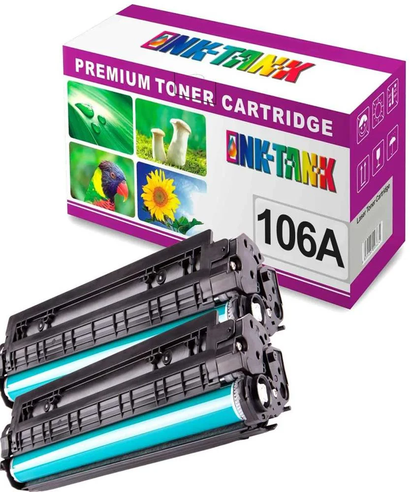 Pack 2 Toners Hp 106a Compat&iacute;veis W1106a Preto
