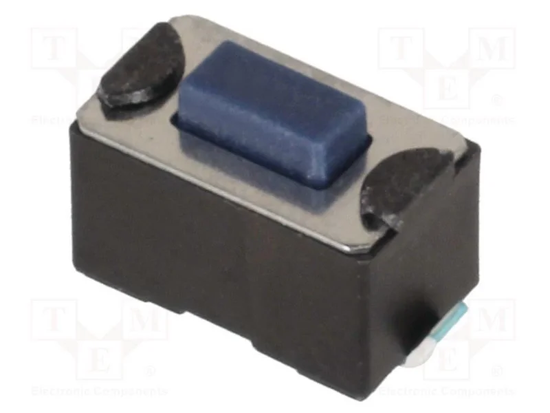 Microinterruptor Tact, Spst-No, Pos: 2, 0,05a/12vdc, Smt, 1,6n