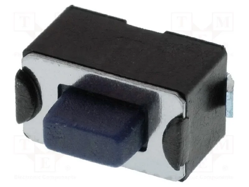 Microinterruptor Tact, Spst-No, Pos: 2, 0,05a/12vdc, Smt, 1,6n