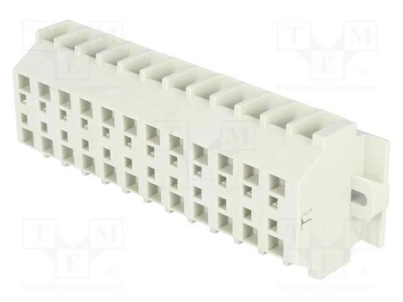 Conector: bloco terminal; 23A; 550V; para painel,roscado