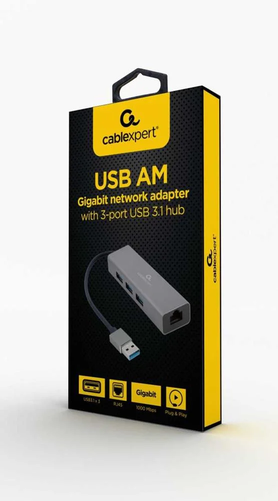 Gembird A-Amu3-Lan-01 Adaptador Gr&aacute;fico Usb