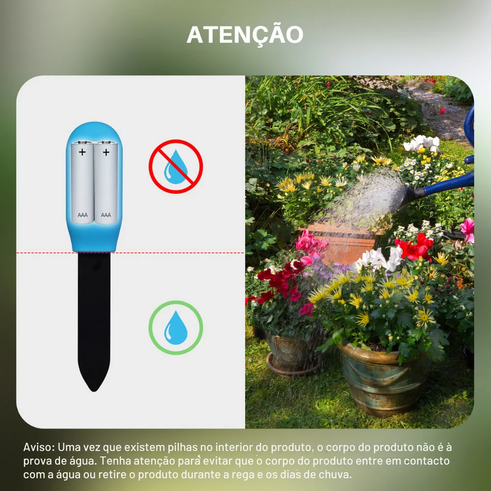 Sensor para Medi&ccedil;&atilde;o Temperatura/ Humidade P/Planta