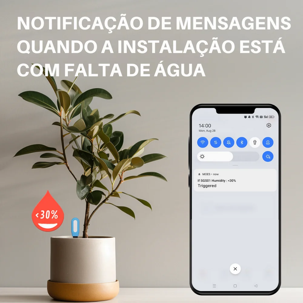 Sensor para Medi&ccedil;&atilde;o Temperatura/ Humidade P/Planta