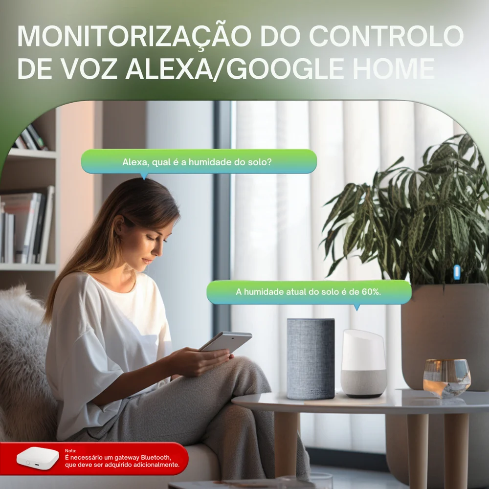 Sensor para Medi&ccedil;&atilde;o Temperatura/ Humidade P/Planta