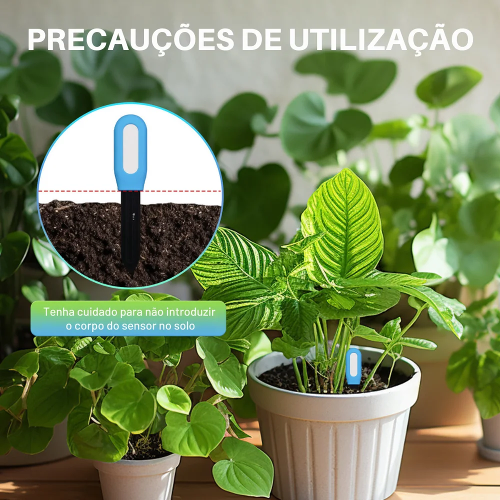 Sensor para Medi&ccedil;&atilde;o Temperatura/ Humidade P/Planta