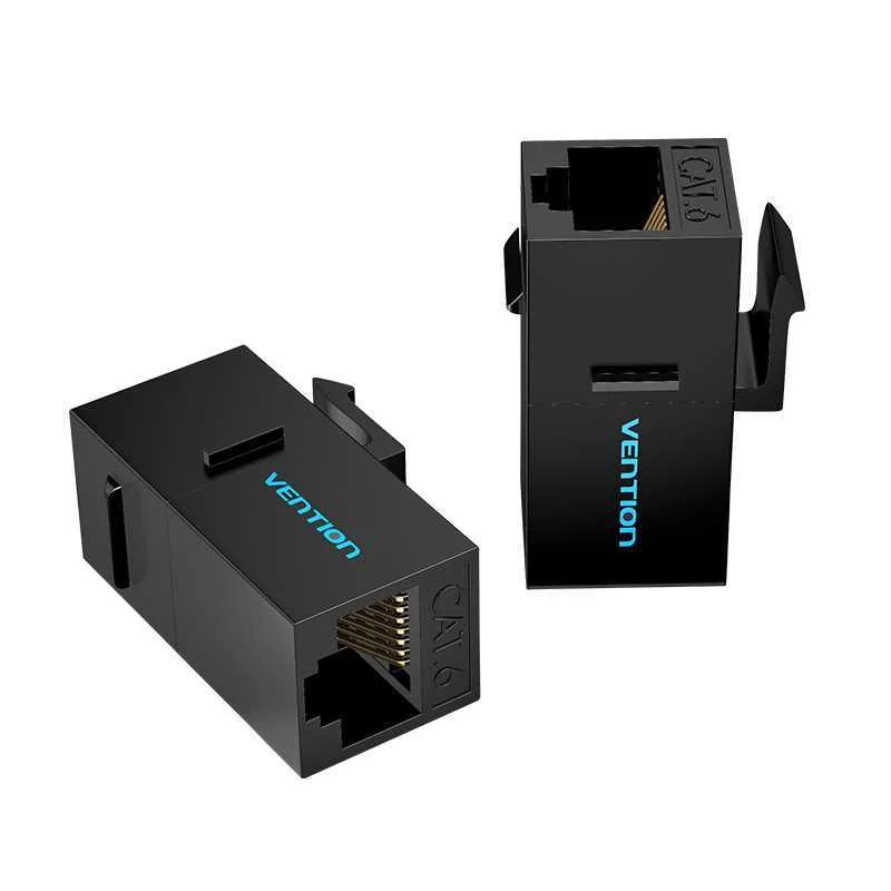 Keystone Jack Cat.6 Utp Vention Ipgb0, Black