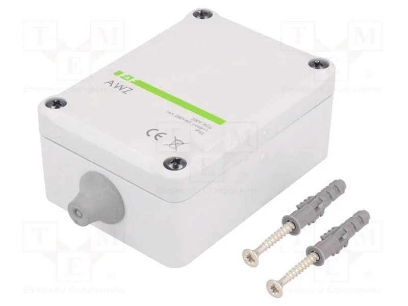 Interruptor ao anoitecer, para parede, 230VAC, re.