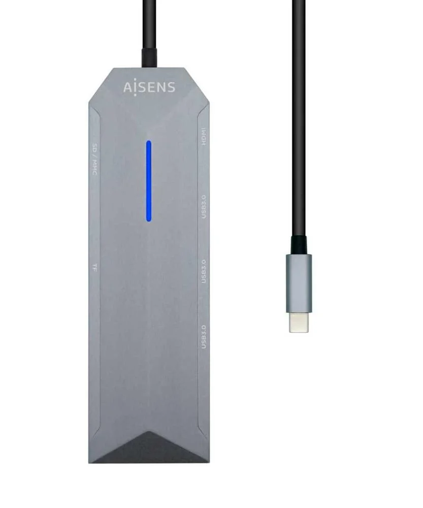 Docking Usb Tipo-C Aisens Asuc-8p004-Gr/ 1xhdmi/ .