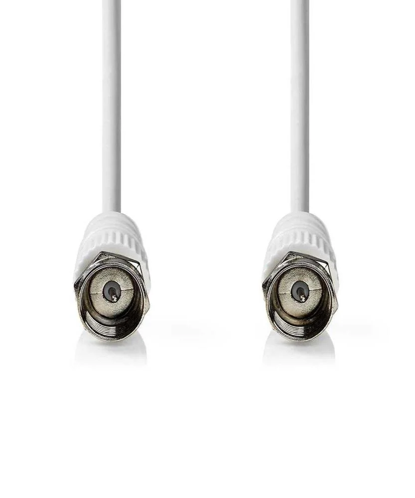 Cable Sat&eacute;lite Y Antena  F Macho  F Macho  Niquel.