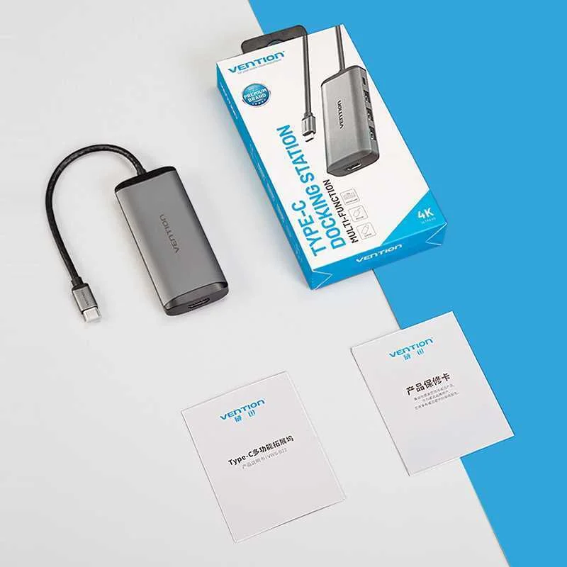 Vention Cnbhb Base & Duplicador de Portas com Fio.