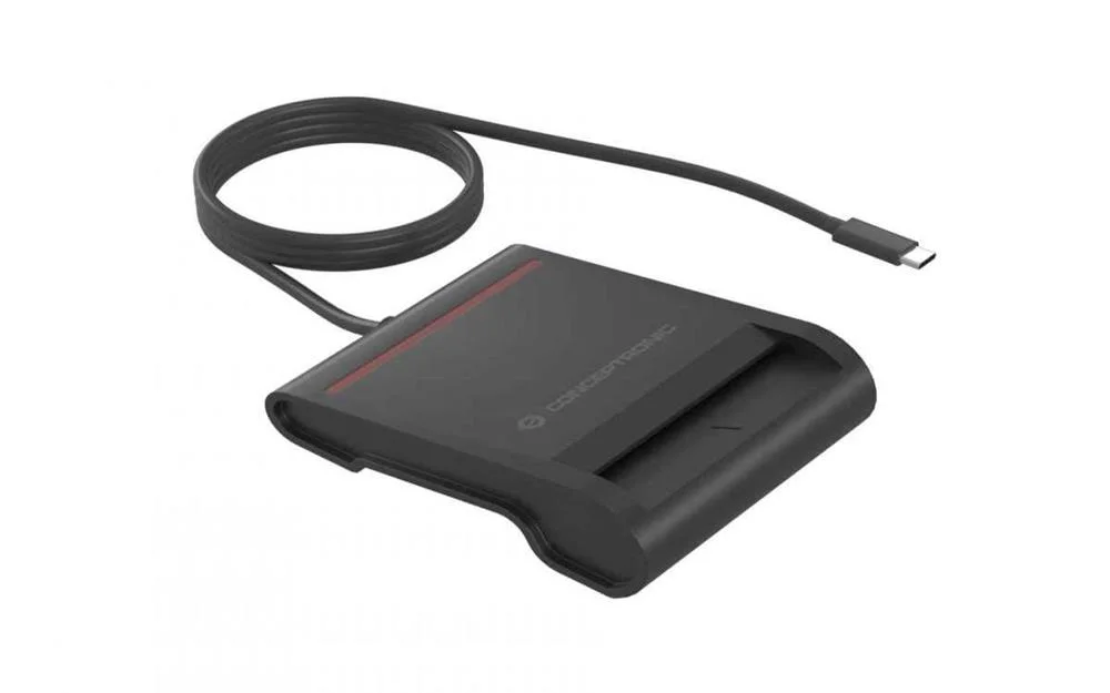 Leitor de Cart&otilde;es Inteligente USB Type-C Preto - .
