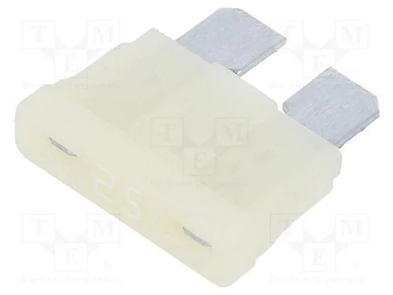 Fus&iacute;vel: Baixa Tens&atilde;o, 25a, 80vdc, Automotivo, 19mm, Cobre