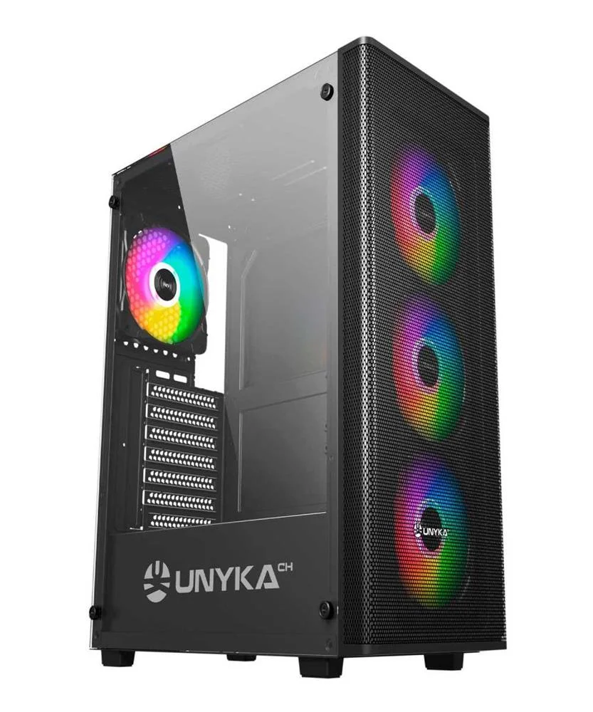 UNYKACH GAMING MIR 100 PC PRETO, TRANSPARENTE