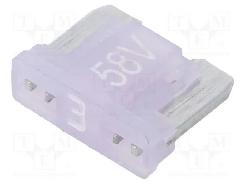 Fus&iacute;vel: Baixa Tens&atilde;o, 3a, 58vdc, Automotivo, 11mm