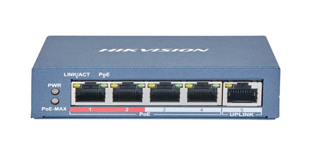 Hikvision Ds-3e0105p-E(B) Switch de Rede N&atilde;o-Geri.