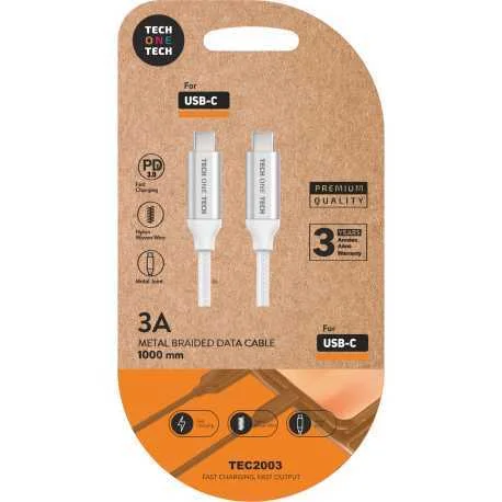 Cabo Usb-C para Usb-C Tech One Tech Tec2204 1 M 