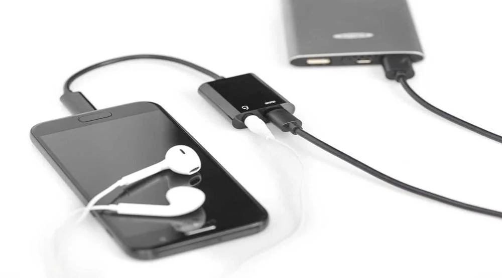 Digitus Verteilerkabel Usb Typc -> Klinke + C St/Bu/Bu 0.2m