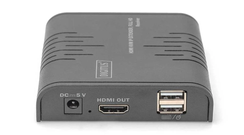 Digitus Hdmi Kvm Ip Extender Receiver, Full Hd 1,2m Kabel