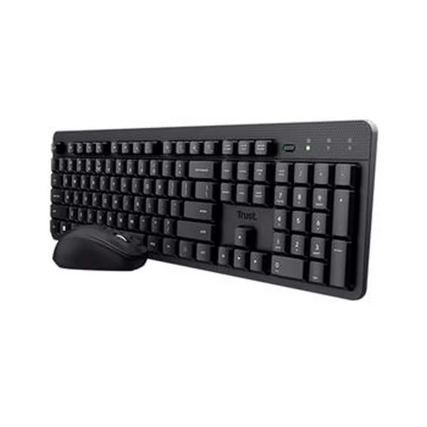 Trust Teclado & Rato Ody Ii Wireless Usb Black
