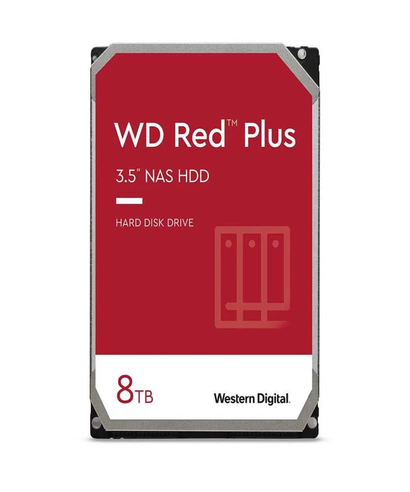 Disco R&iacute;gido 3.5" Nas Red Plus 8tb 5640rpm 25 Mb Serial Ata Iii - Western Digital