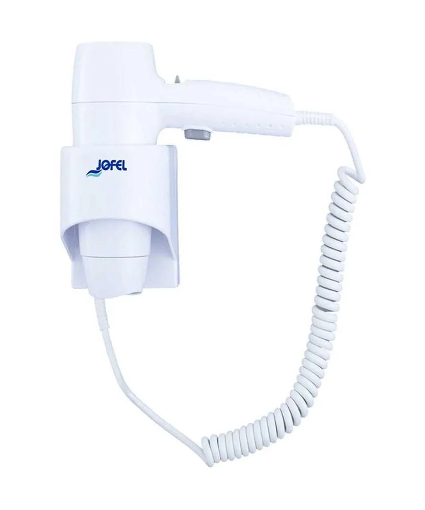 Secador de Cabelo Jofel Suporte de Parede Branco .