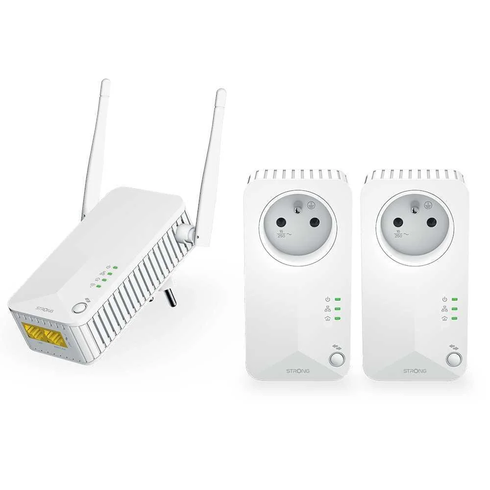 Strong Powerline Wifi 600 Triple Pack V2 600 Mbit.