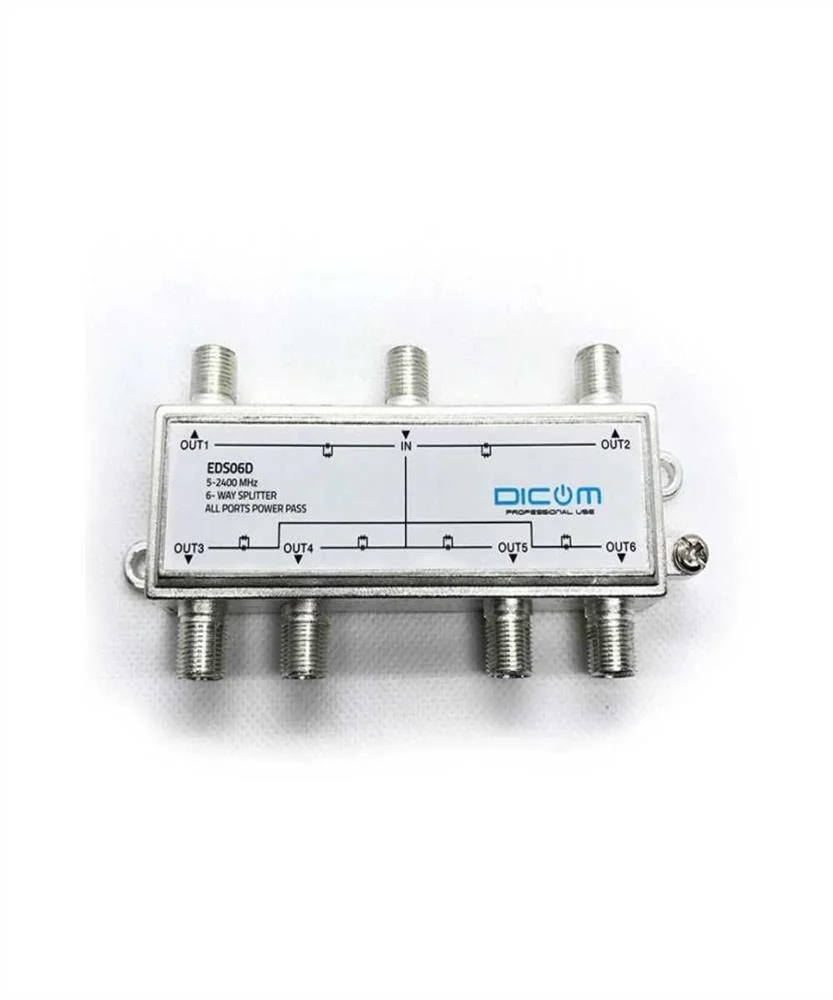 Repartidor Sat&eacute;lite 6 vias com Prote&ccedil;&atilde;o de Diodo .