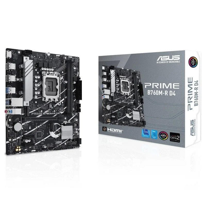 Mb Asus Pro B760m-R D4