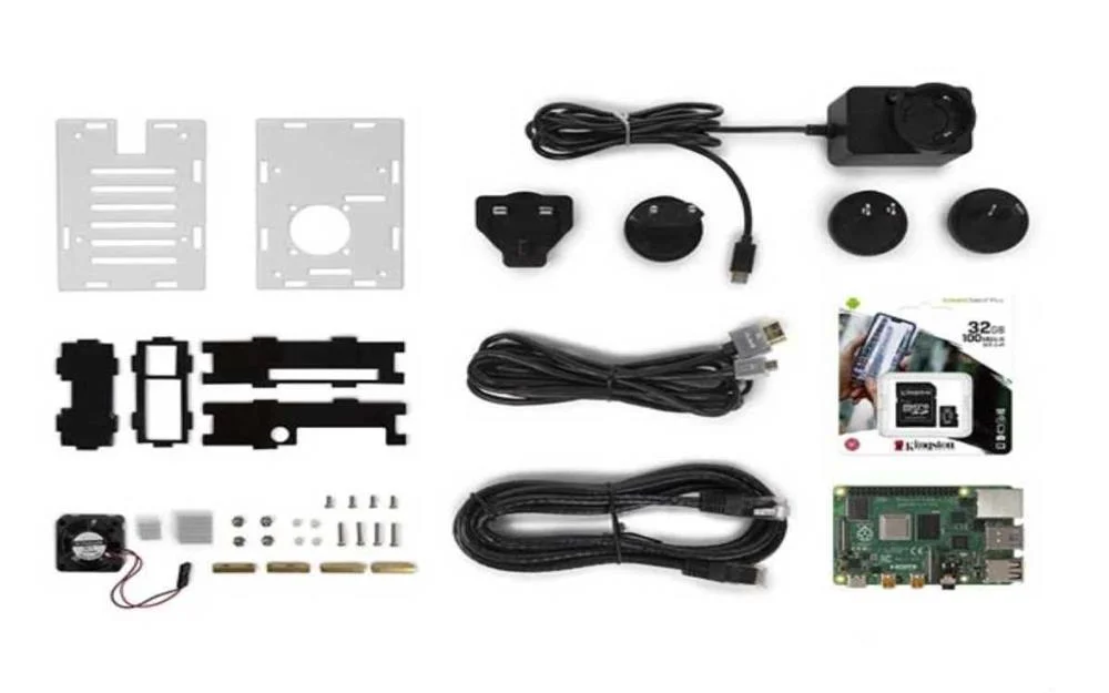 Raspberry Pi&reg; 4 4gb Starter Kit With Cooling Case