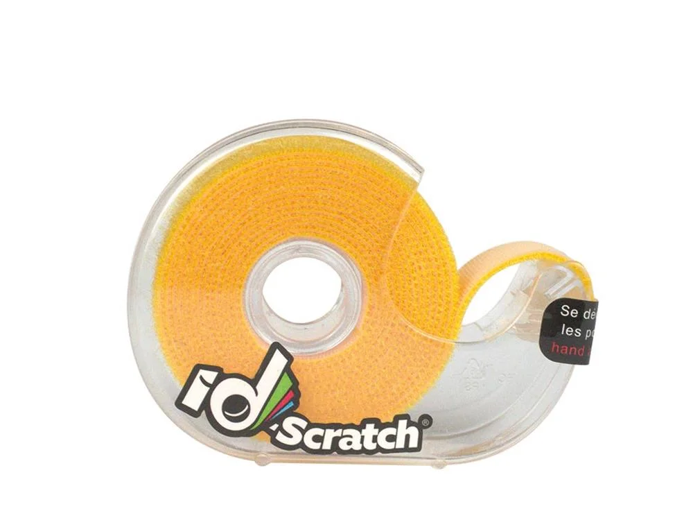 Fita de Velcro - Bobina 2m X 2cm - Cor Amarela