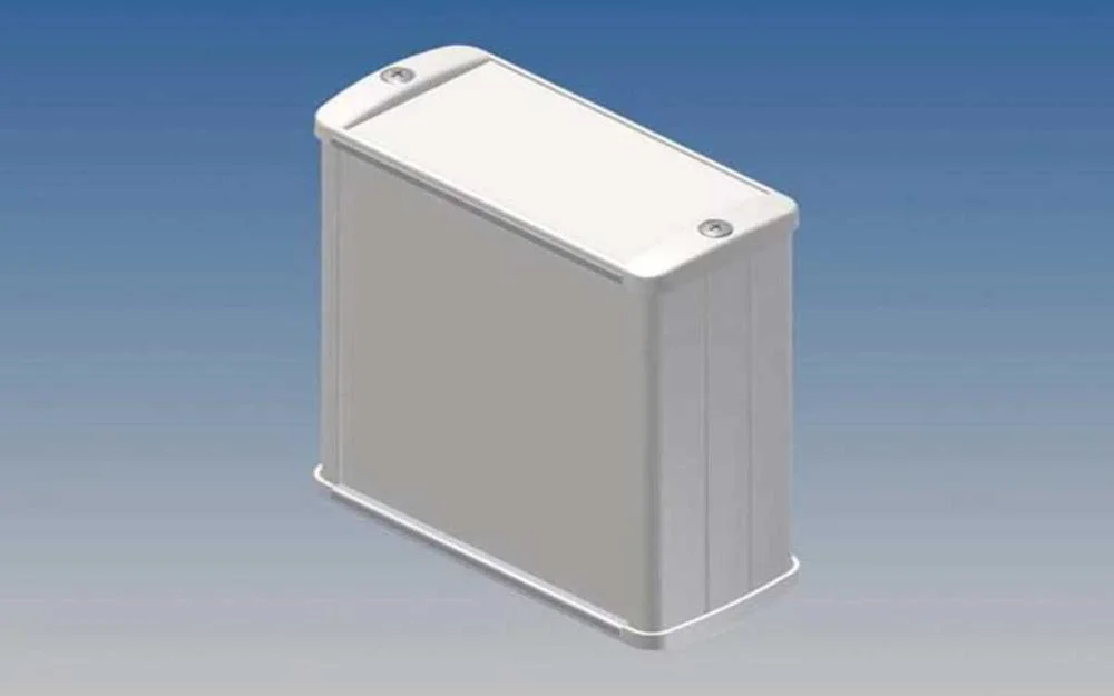 Aluminium Housing - White - 100 X 85.8 X 36.9 Mm