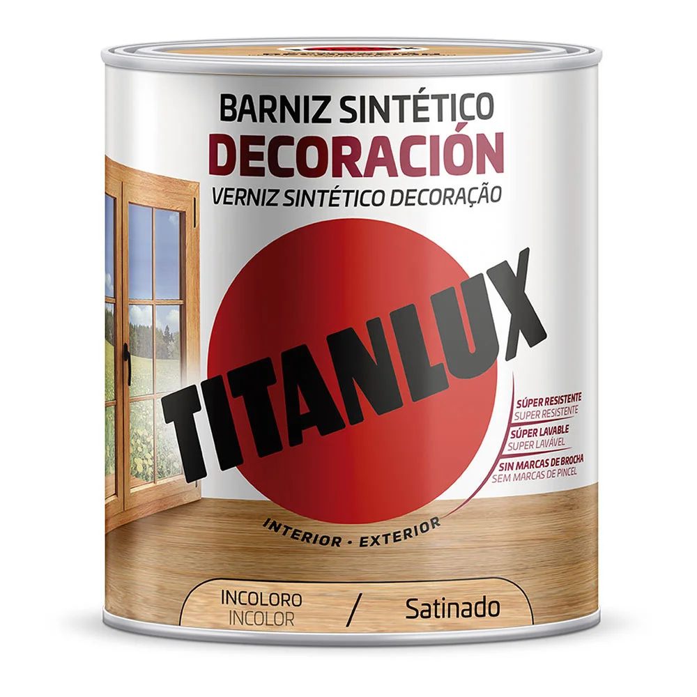 Verniz Sint&eacute;tico Decora&ccedil;&atilde;o Acetinado Incolor 4l T.