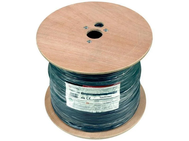 Cable para Micr&oacute;fono Est&eacute;reo, Negro 500m