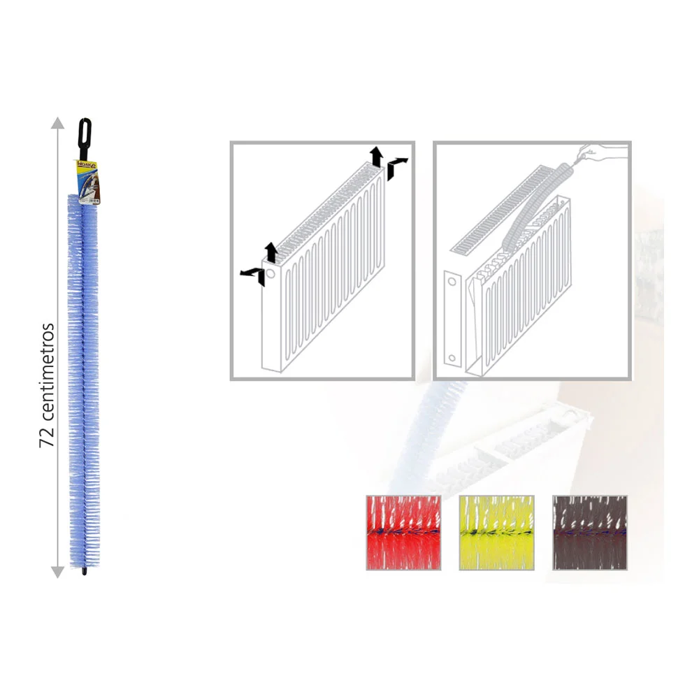 Escova para Limpeza de Radiadores 72cm Cores Sortidas Maliris