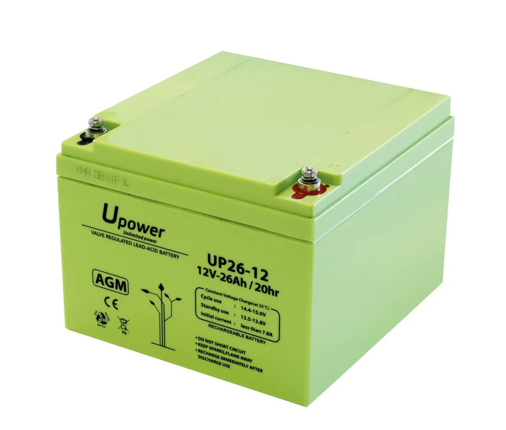 Bateria de Chumbo-&Aacute;cido 12v/26ah (175x166x126mm)