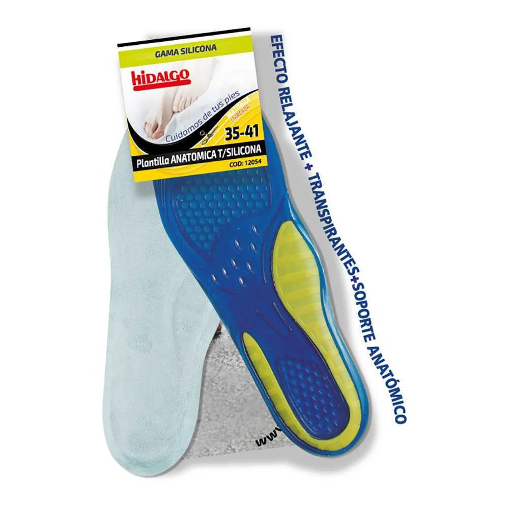 Palmilha para Cal&ccedil;ado Anat&oacute;mica de Silicone T: 35-41 Hidalgo