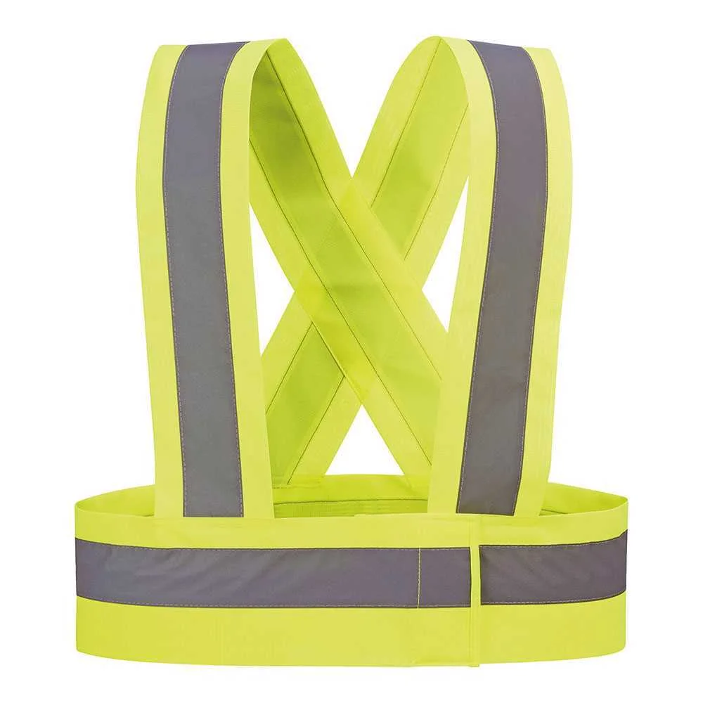 Al&ccedil;as de Alta Visibilidade Cor Amarelo Fluor Hvt/M Juba