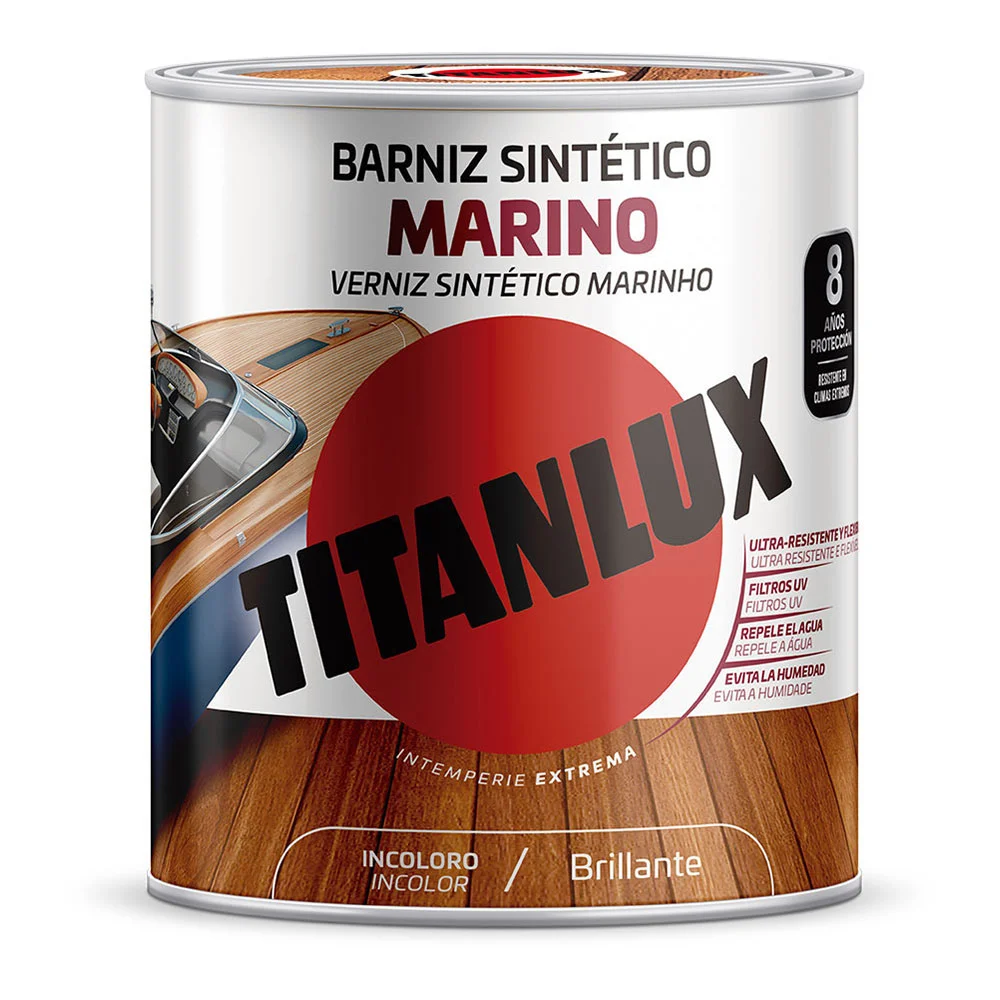 Verniz Sint&eacute;tico Marinho Brilhante Incolor 4l Tit.
