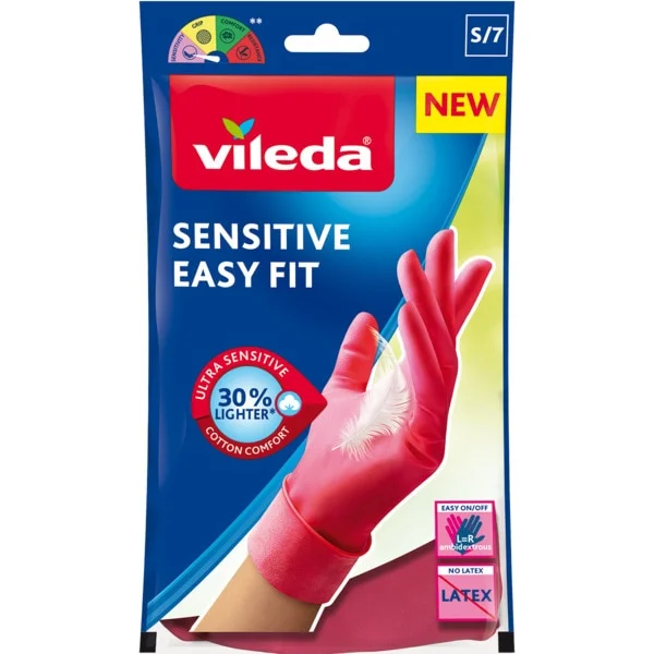 Luvas Sensitive Easy Fit S 168411 Vileda