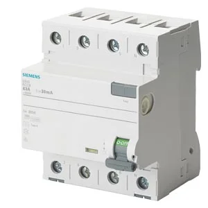 Interruptor de corrente diferencial; Inom: 25A; Polos: 3+N; IP20